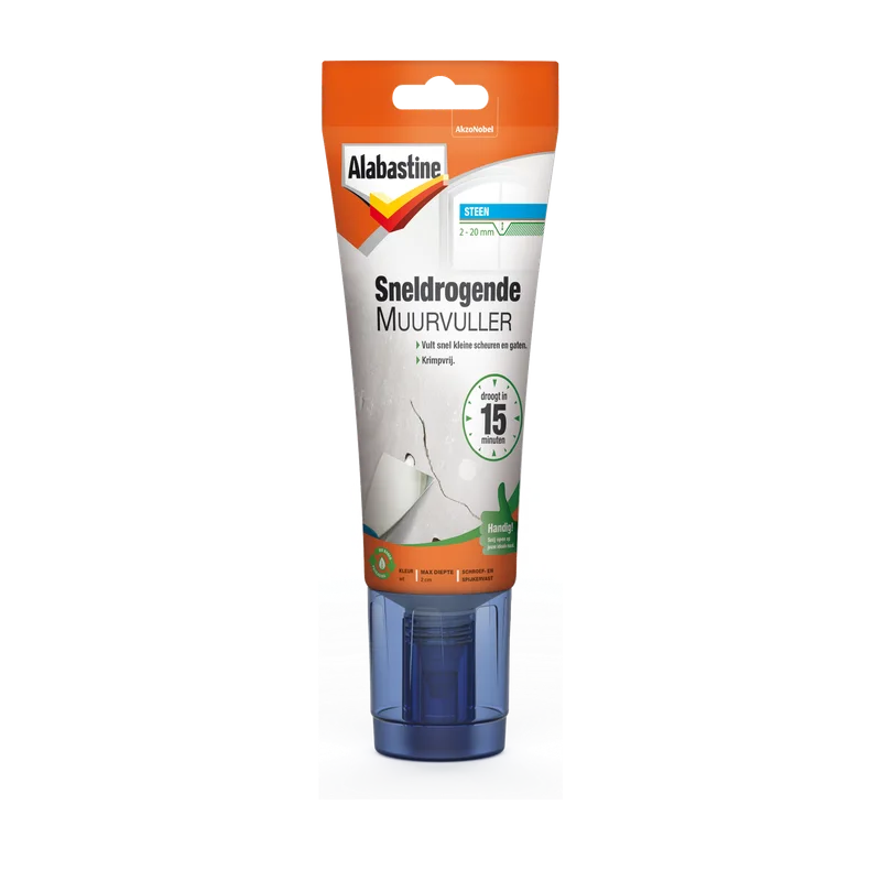 Alabastine Sneldrogende Muurvuller – tube 330 g, wit