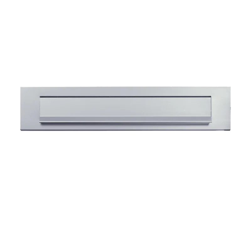 AXA briefplaat 6205-33-91 – aluminium naturel, 325 x 67 mm