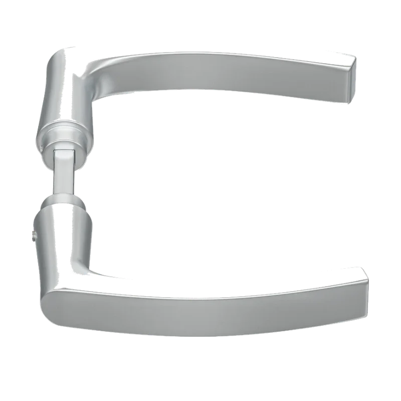 AXA deurkruk Blok 6164-73-91/E – aluminium F1, deur 52 tot 72 mm