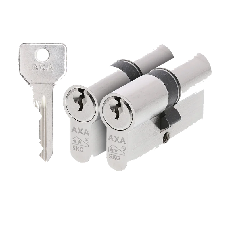 AXA Security dubbele cilinder 30/30 – set van 2 gelijksluitend, SKG2