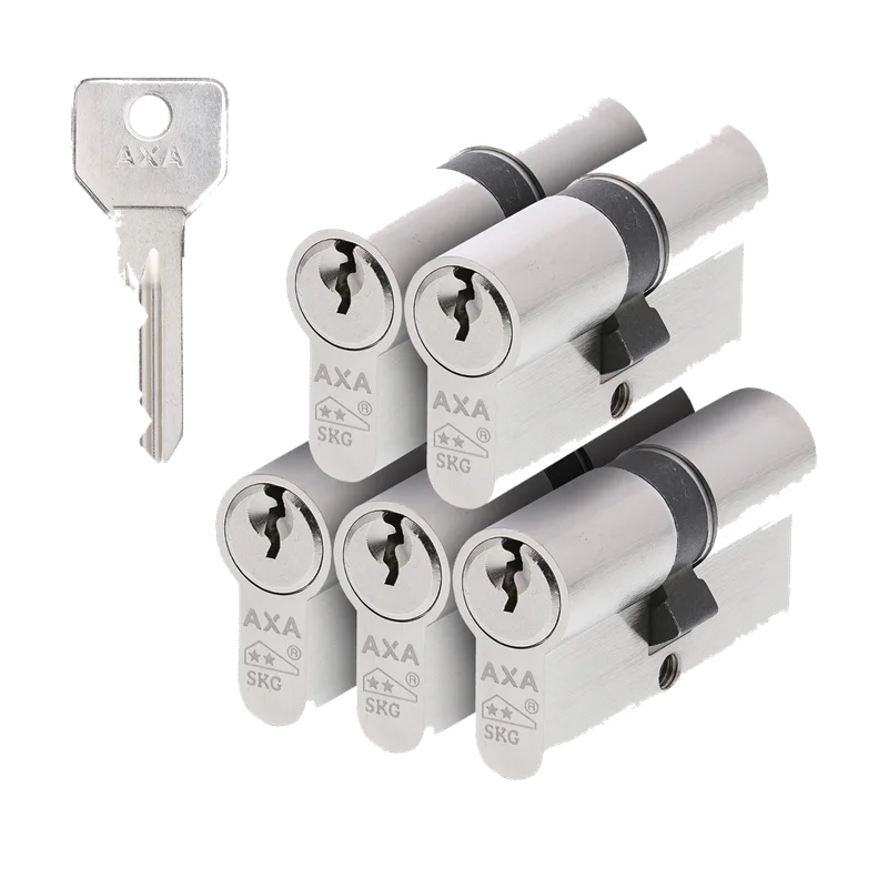 AXA Security dubbele cilinder 30/30 – 5 stuks gelijksluitend, SKG2