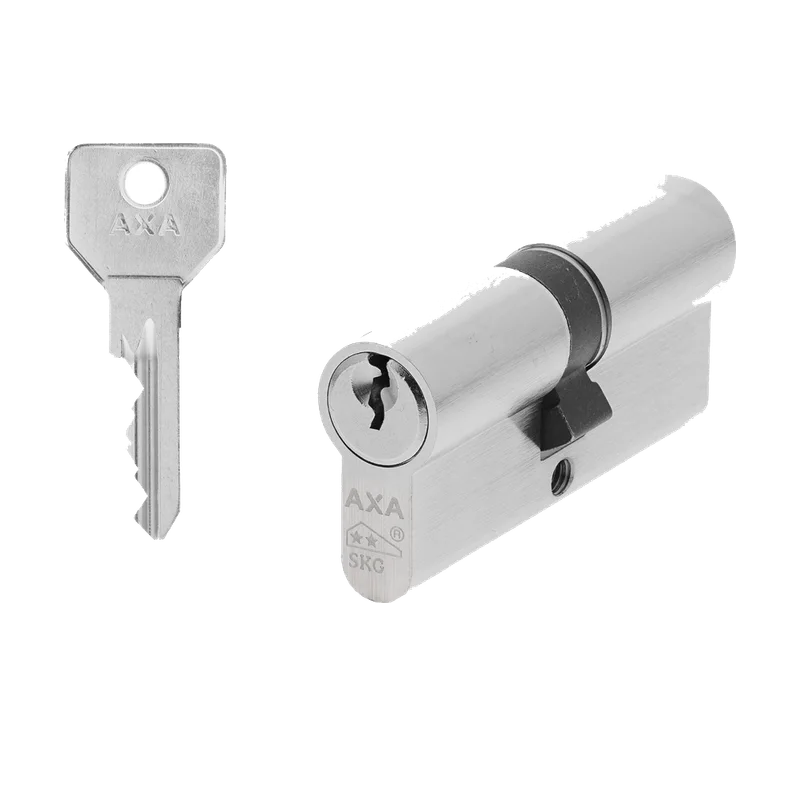 AXA Security dubbele cilinder 35/35 – verlengd, SKG2, vernikkeld