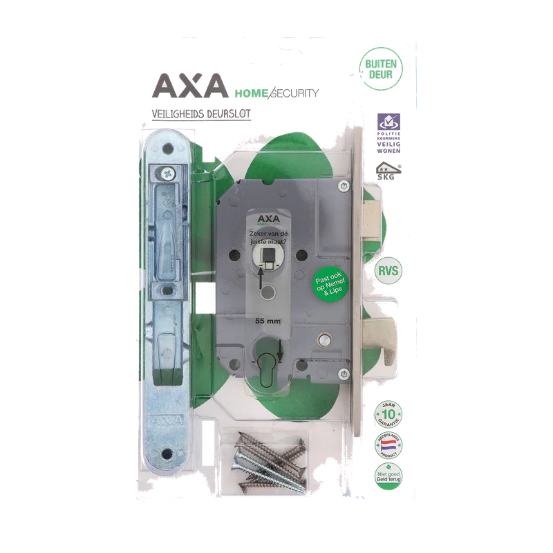 AXA veiligheids dag-nachtslot 7421 – PC55, haakschoot, SKG2