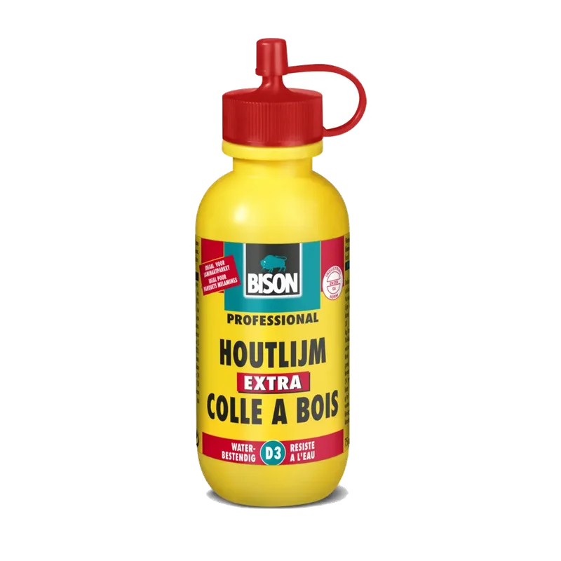 Bison Houtlijm Extra D3 – waterbestendige houtlijm, flacon 75 g