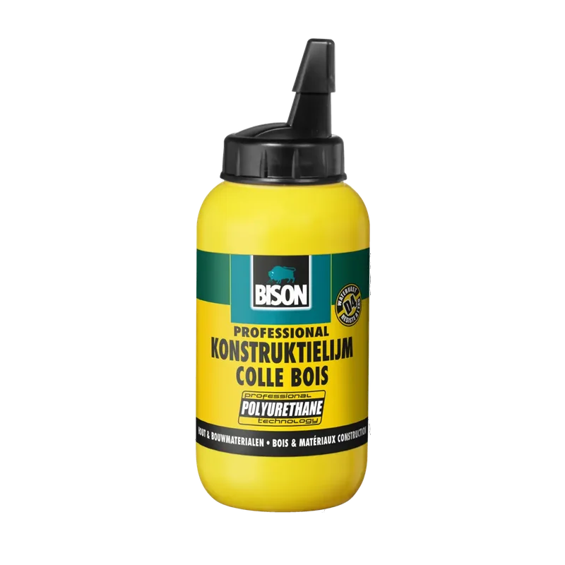 Bison Konstruktielijm – watervaste PU-houtlijm D4, flacon 250 g