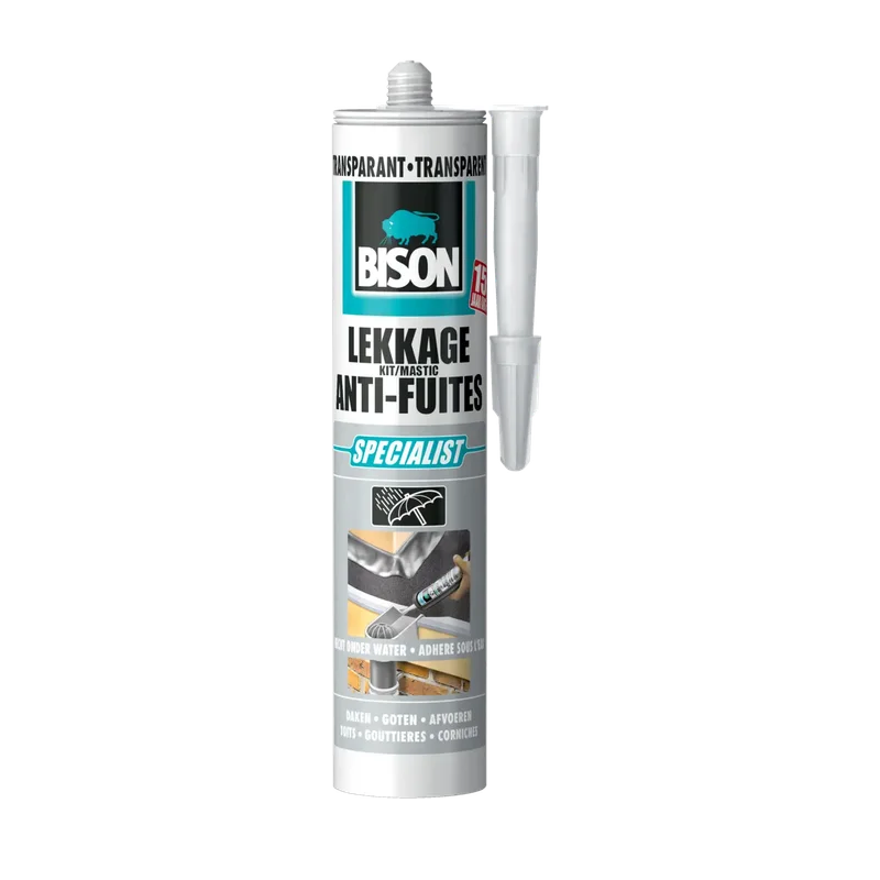 Bison Lekkagekit – transparant, koker 300 ml