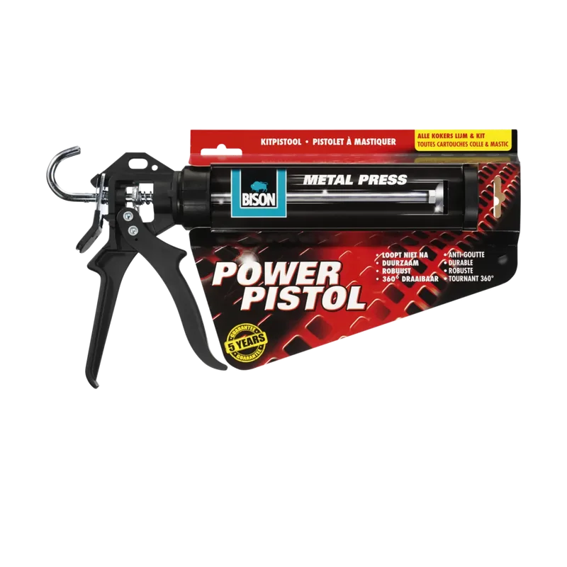 Bison Power Pistol – kitpistool met direct stop-systeem