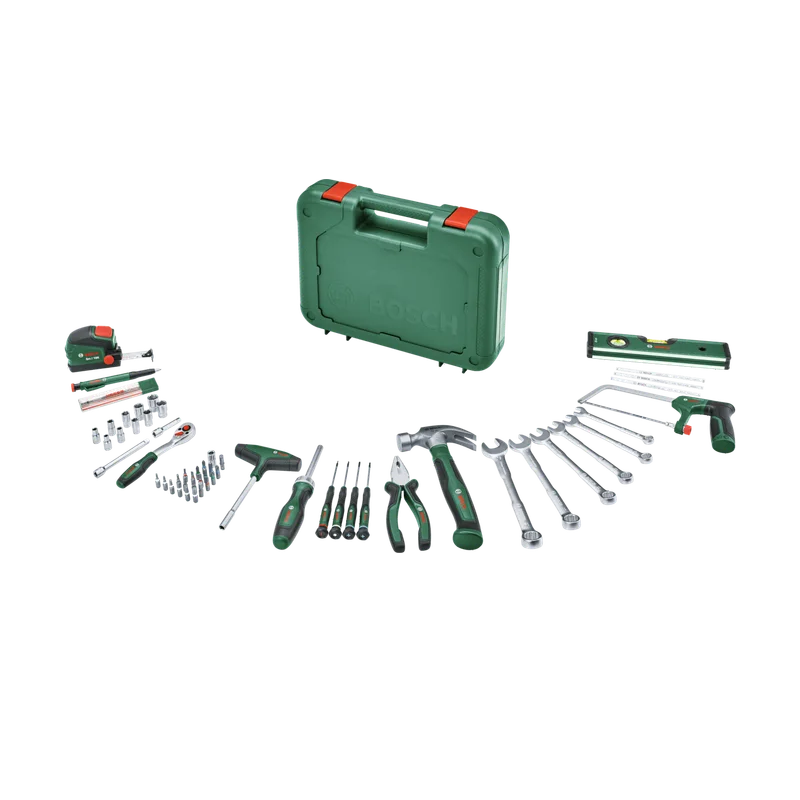 Bosch Advanced handgereedschapsset – 64-delig in koffer, 1600A02ZB3