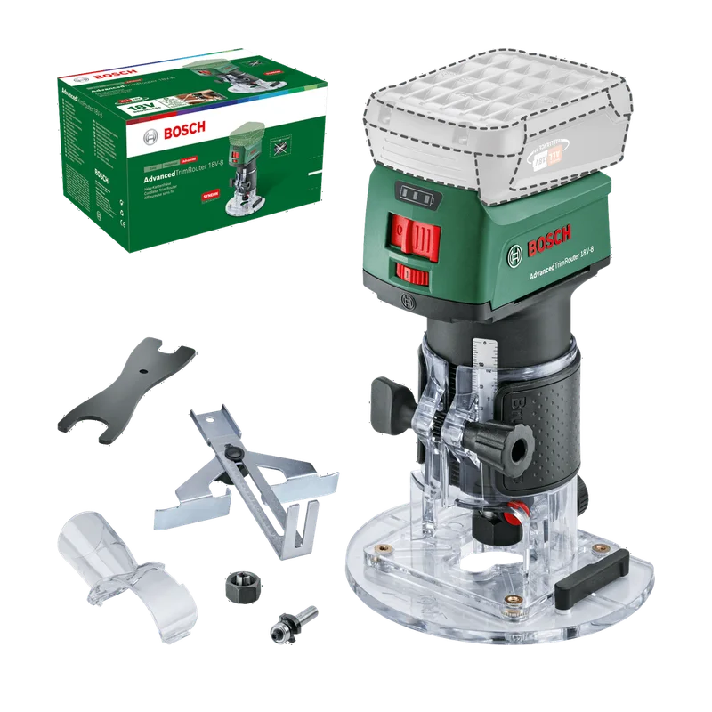 Bosch AdvancedTrimRouter 18V-8 – accukantenfrees, zonder accu