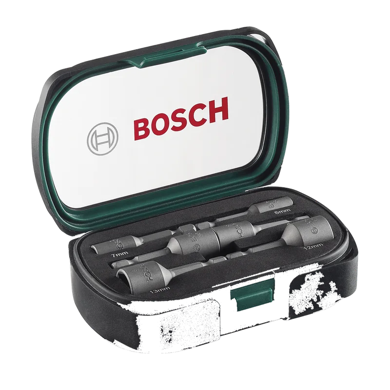 Bosch doppenset – 6-delig, 6 tot 13 mm, 2607017313