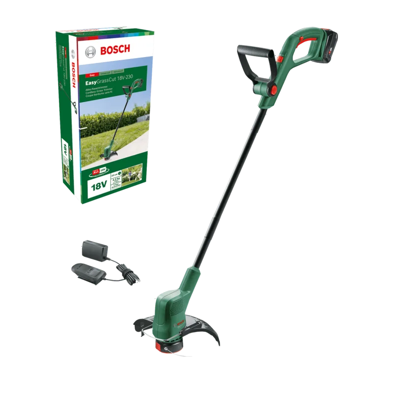 Bosch EasyGrassCut 18V-230 – accutrimmer met 2,0 Ah accu en lader