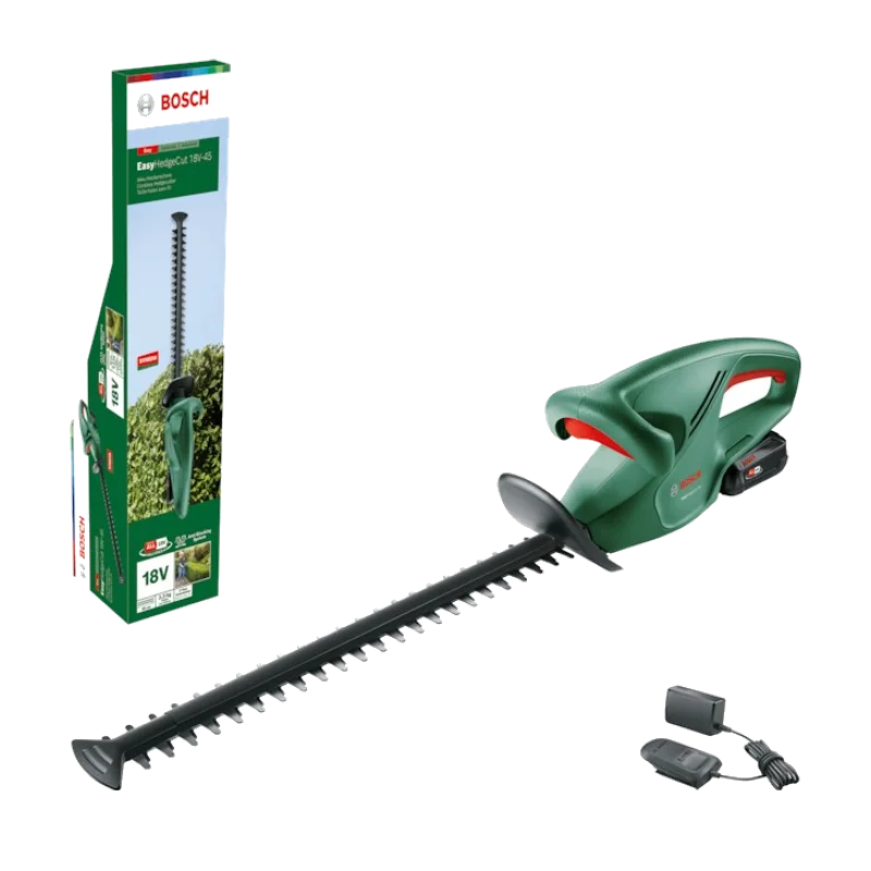 Bosch EasyHedgeCut 18-45 – accuheggenschaar 18V, 1x 2,0 Ah en lader