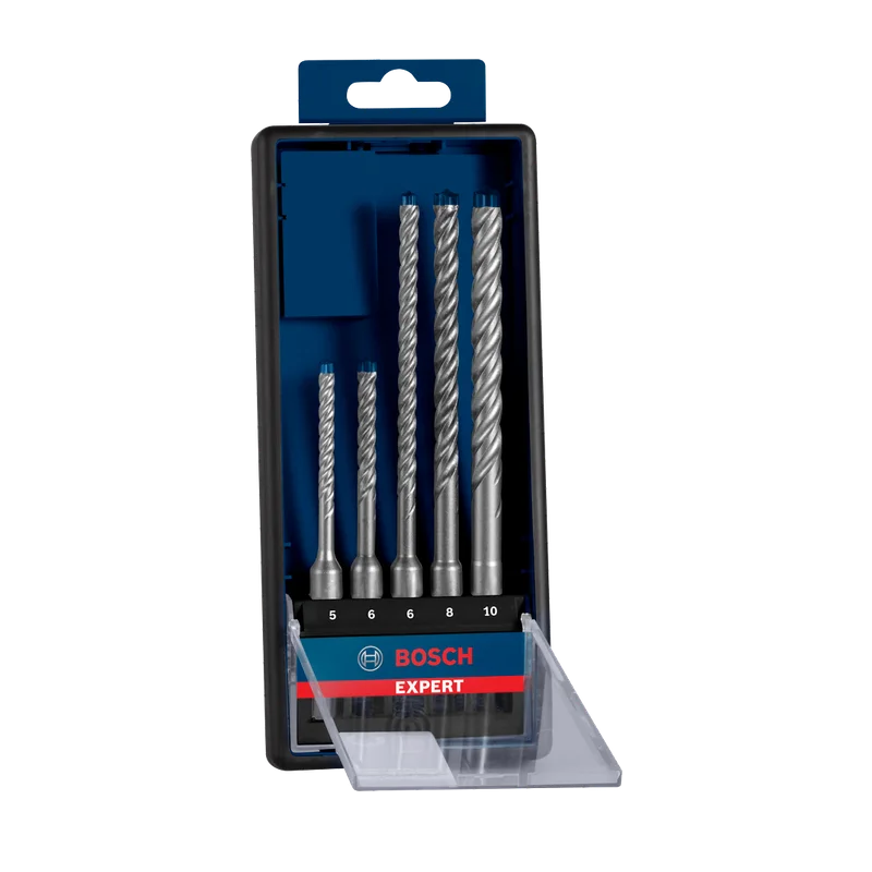 Bosch EXPERT SDS plus-7X hamerboorset – 5-delig, 5 tot 10 mm
