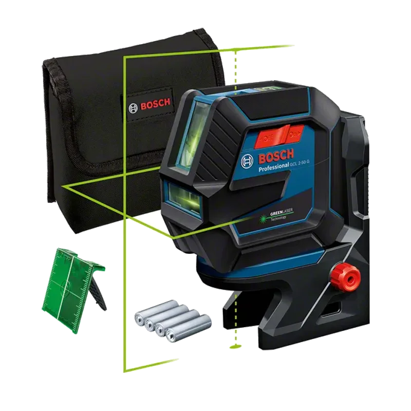 Bosch Professional GCL 2-50 G combilaser – groen, met RM 10