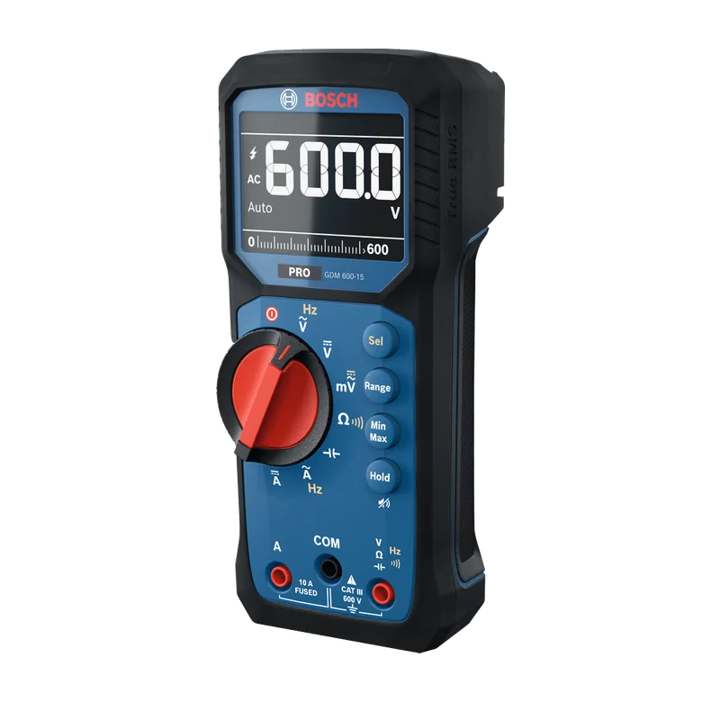 Bosch Professional GDM 600-15 multimeter – True RMS, CAT III 600 V