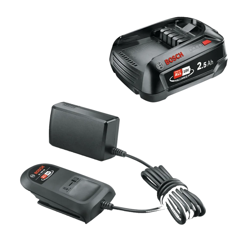 Bosch Starter-Set 18V Alliance – 2,5 Ah accu en lader, 1600A02625