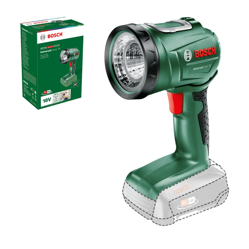 Bosch UniversalLamp 18 acculamp – zonder accu en lader