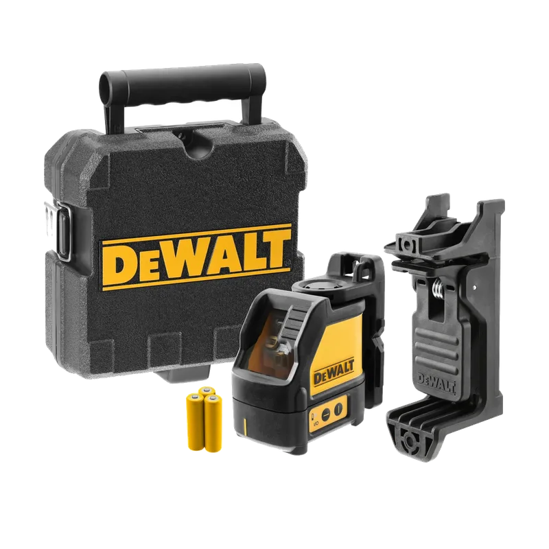 DeWalt DW088K kruislijnlaser – rood, 2 lijnen, in koffer