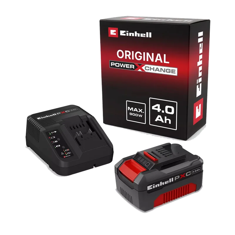 Einhell Power X-Change starter kit – 18V 4,0 Ah + lader, 4512042