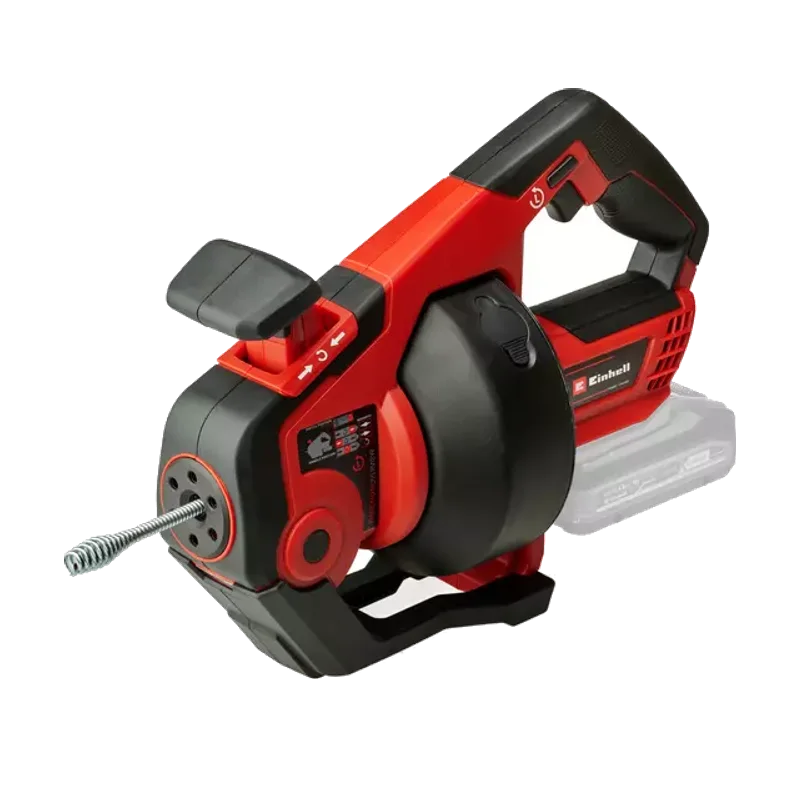 Einhell TE-DA 18/760 Li Solo accu-rioolontstopper – 7,6 m spiraal