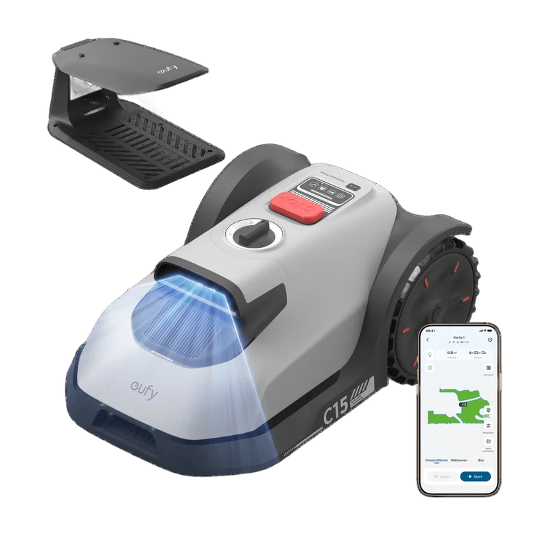eufy Robot Lawn Mower C15 – robotmaaier zonder draad, met garage