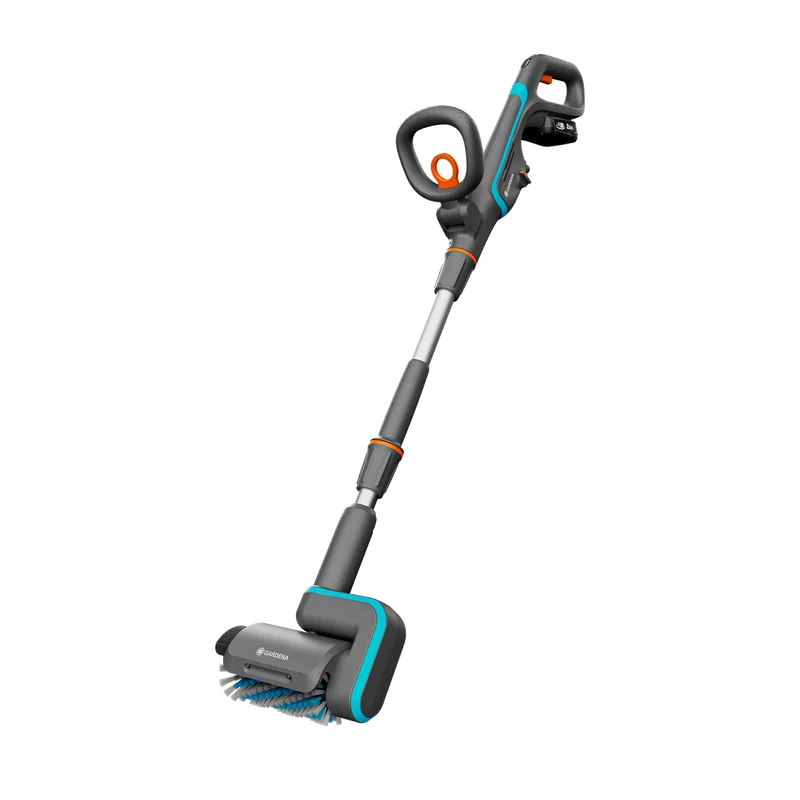 Gardena AquaBrush Patio 03/18V P4A – set met accu en lader