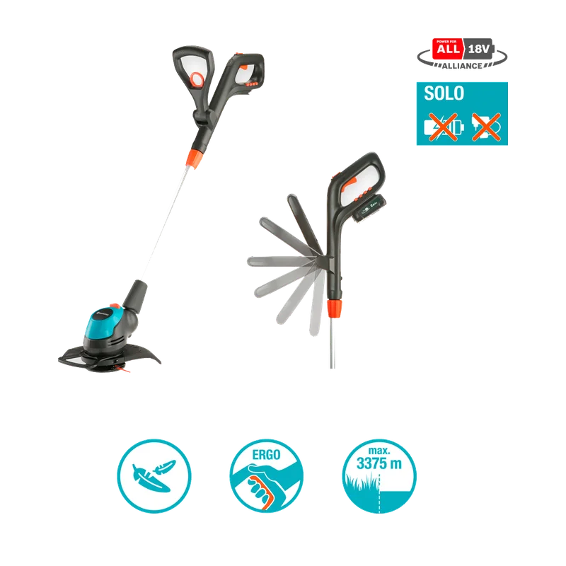 Gardena EasyCut 23/18V P4A solo – accu-grastrimmer zonder accu