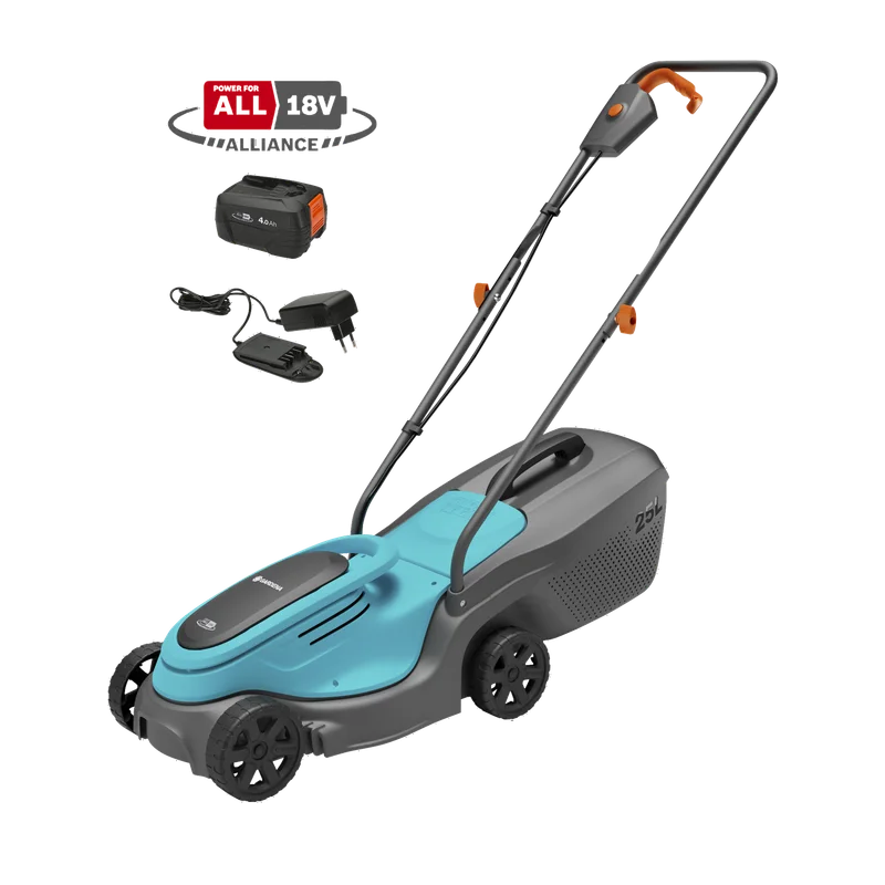 Gardena PowerMax 30/18V P4A accugrasmaaier – set met accu