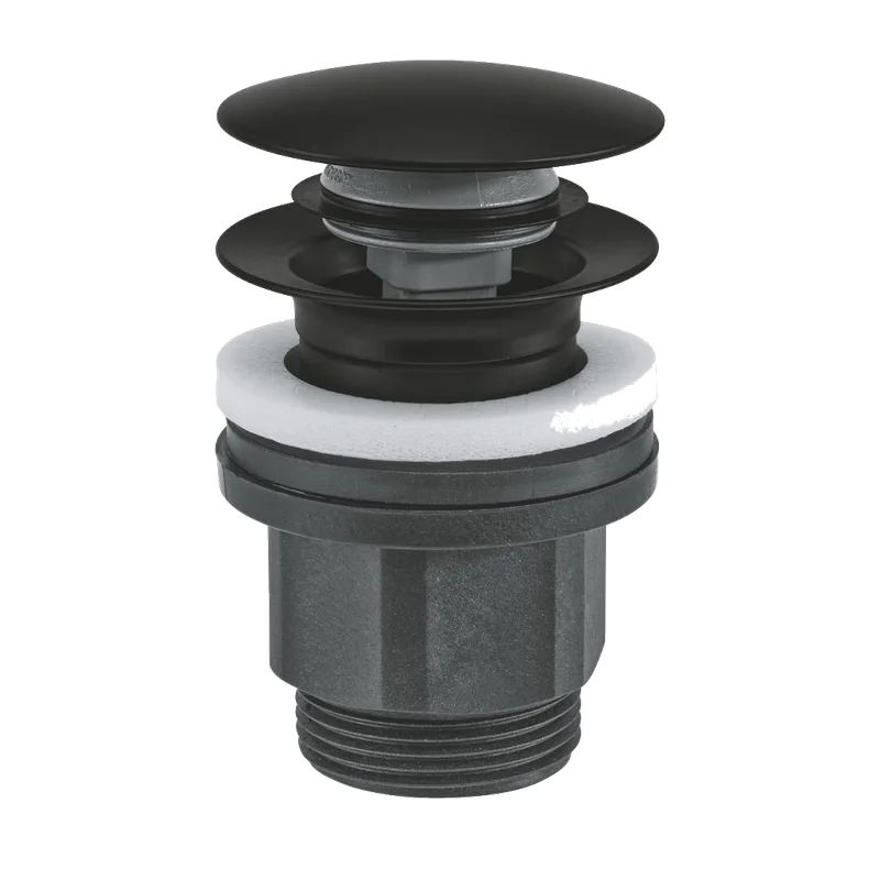 GROHE push-open afvoerplug Ø 63 mm – Matt Black, 1024642430