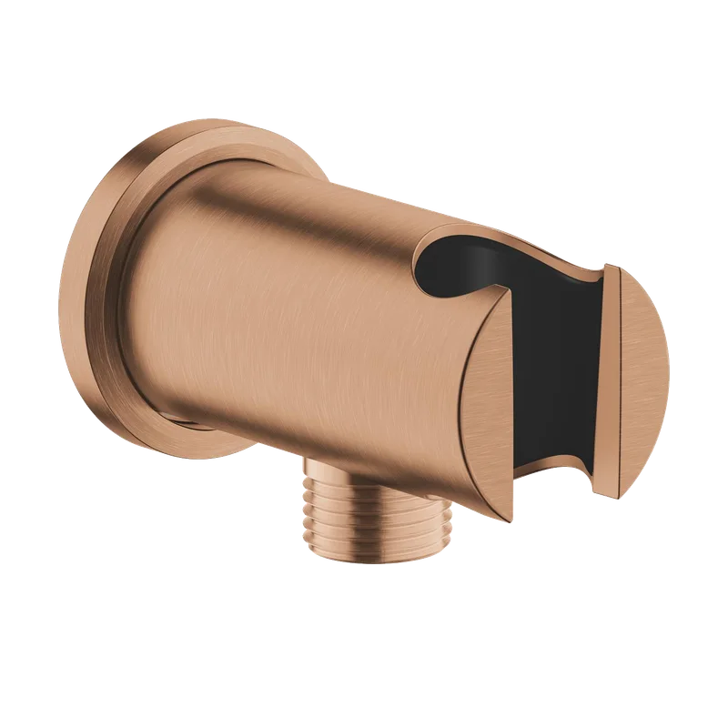 GROHE Rainshower wandaansluitbocht met houder – Brushed Warm Sunset