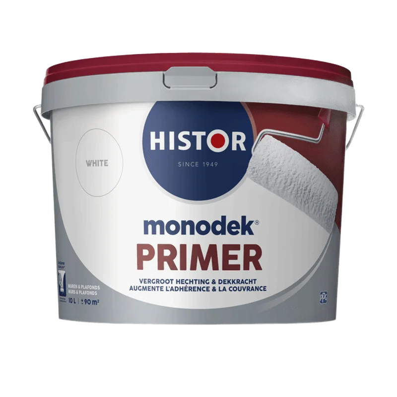 Histor Monodek Primer – muurprimer binnen, wit, 10 liter