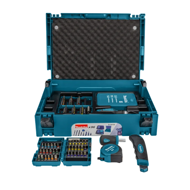 Makita B-49725 boor- en bitset – 96-delig in koffer