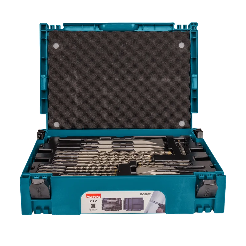 Makita B-53877 SDS-PLUS boor-/beitelset – 17-delig in Mbox