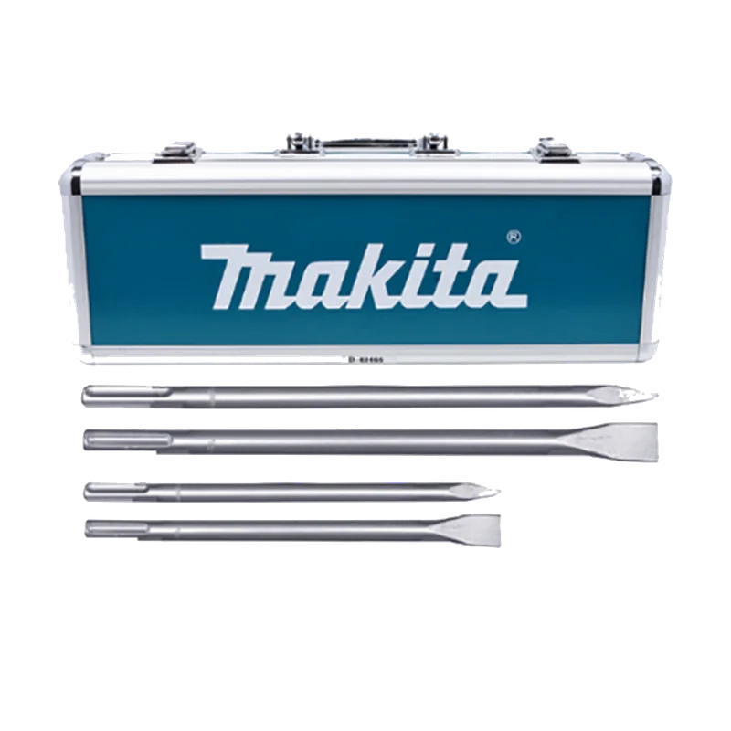 Makita D-42466 SDS-Max beitelset – 4-delig in aluminium koffer