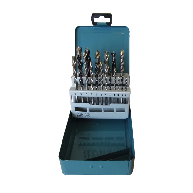 Makita D-46202 borenset 18-delig – hout, metaal en steen