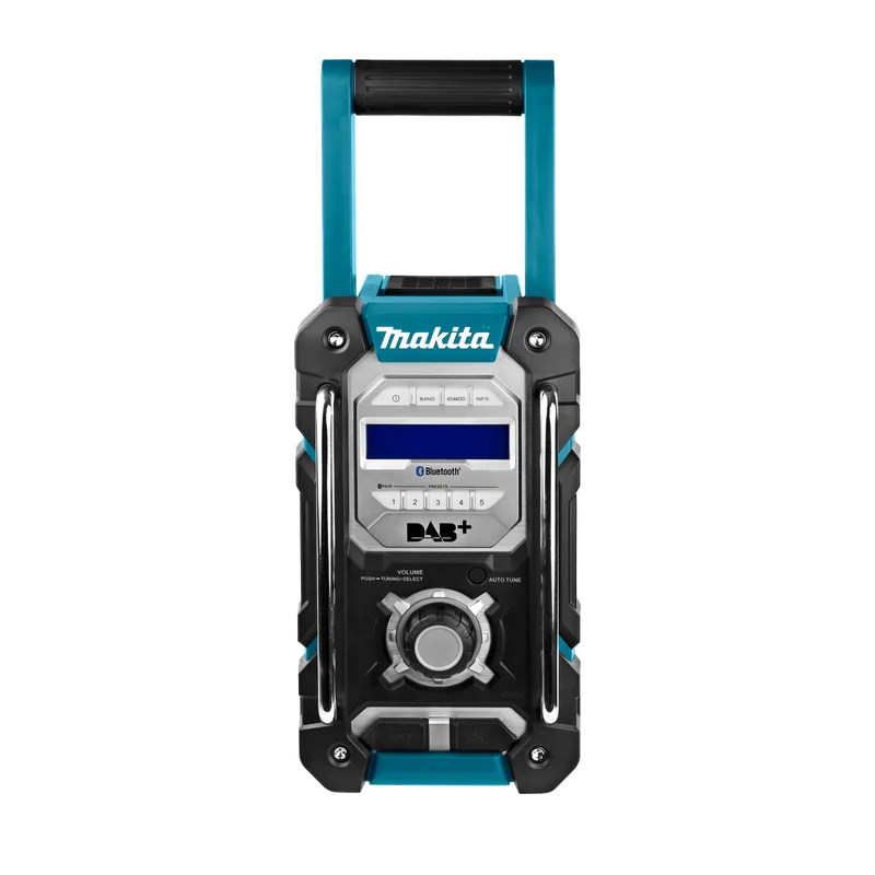 Makita DMR112 bouwradio – DAB+, FM en Bluetooth, zonder accu
