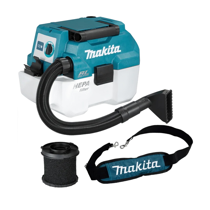 Makita DVC750LZX3 accustofzuiger – 18V, nat en droog, body