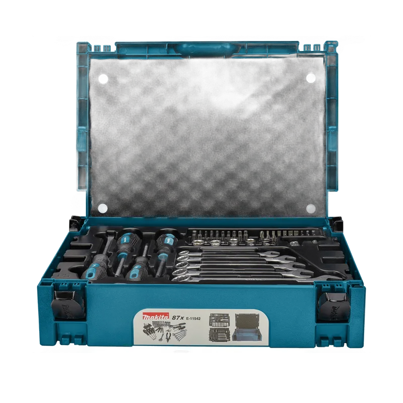 Makita E-11542 gereedschapset – 87-delig in Mbox