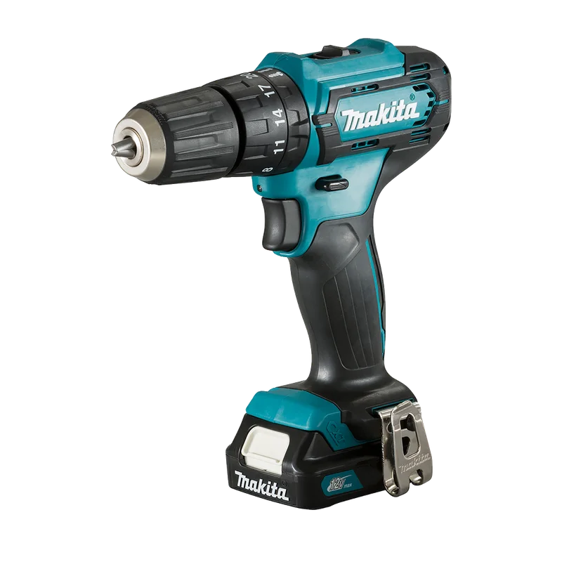Makita HP333DSAX1 klopboorschroefmachine – 12V, 2 accu's, 74-delig