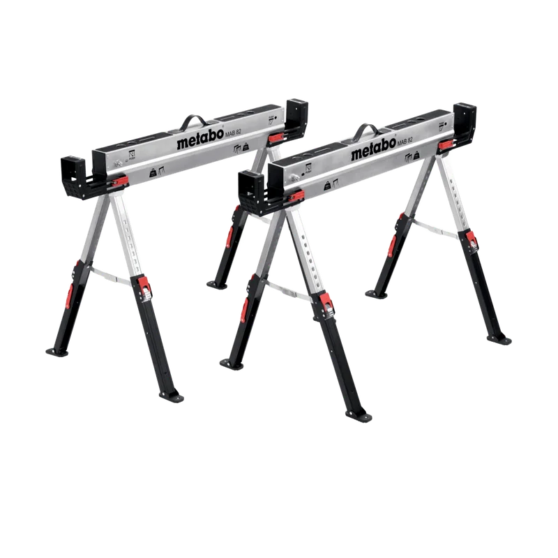 Metabo MAB 82 schragenset – 2 stalen werkbokken 615-820 mm