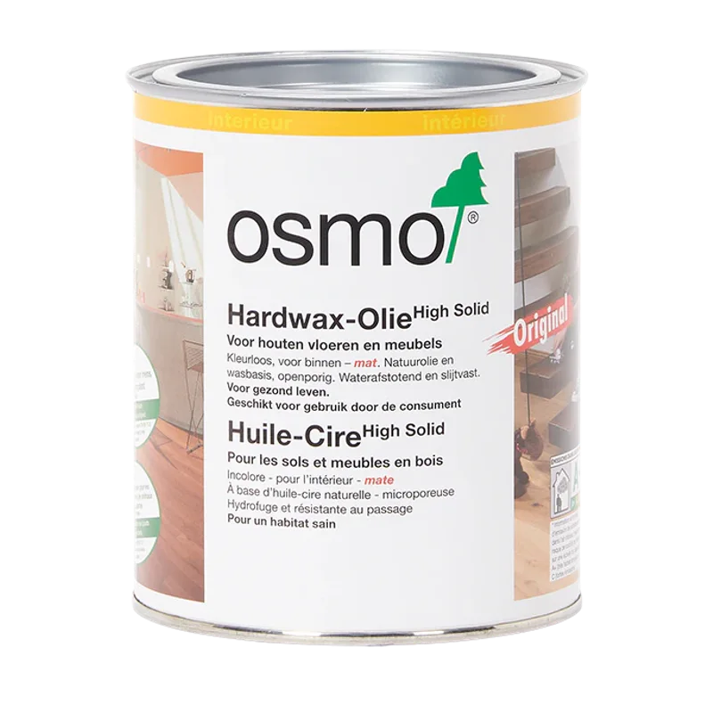 Osmo Hardwax-Olie Original 3062 – kleurloos mat, 0,75 l