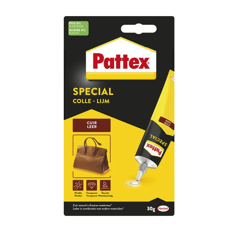 Pattex Special Lijm Leer – transparant, tube 30 g