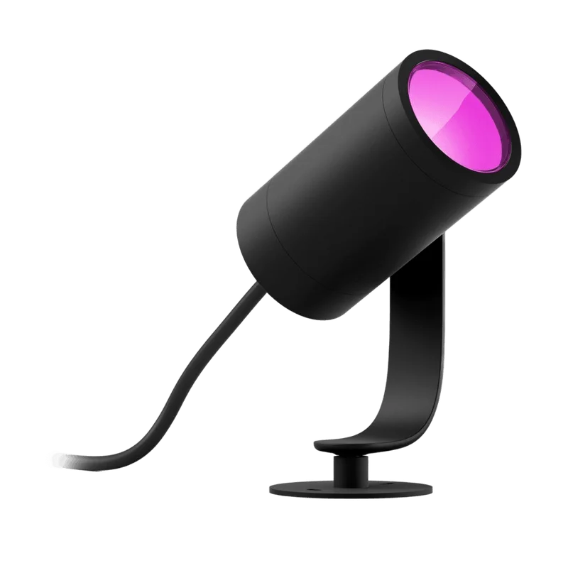 Philips Hue Lily tuinspot uitbreiding – zwart, 1 spot, laagspanning