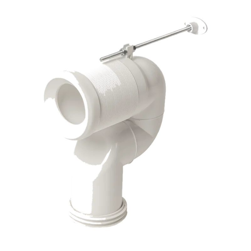 Plieger afvoerbocht AO – voor toilet met afvoer in de vloer