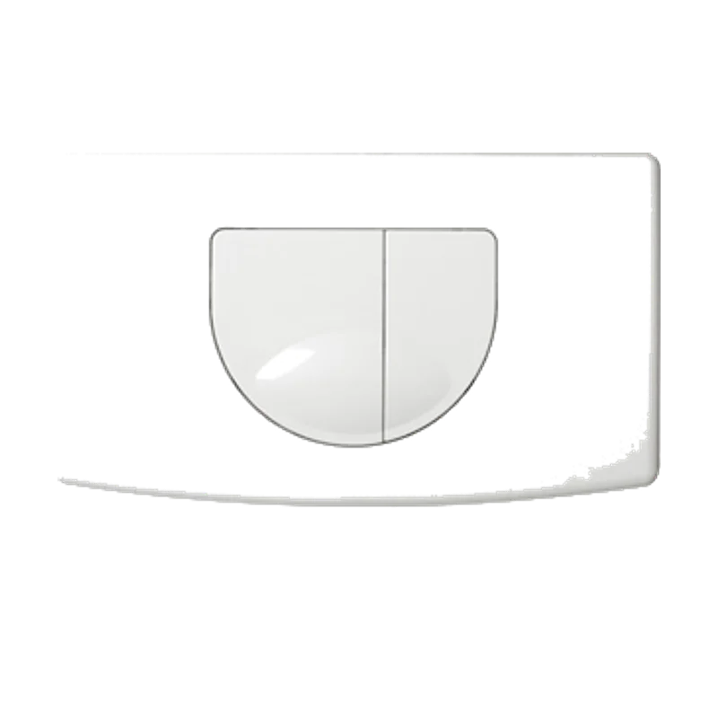 Plieger Main bedieningspaneel – dualflush, wit, 0700982