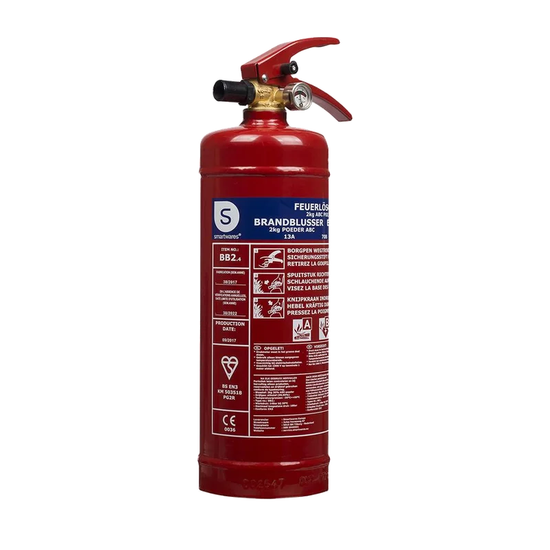 Smartwares 10.014.68 poederblusser – 2 kg, 13A 70B C
