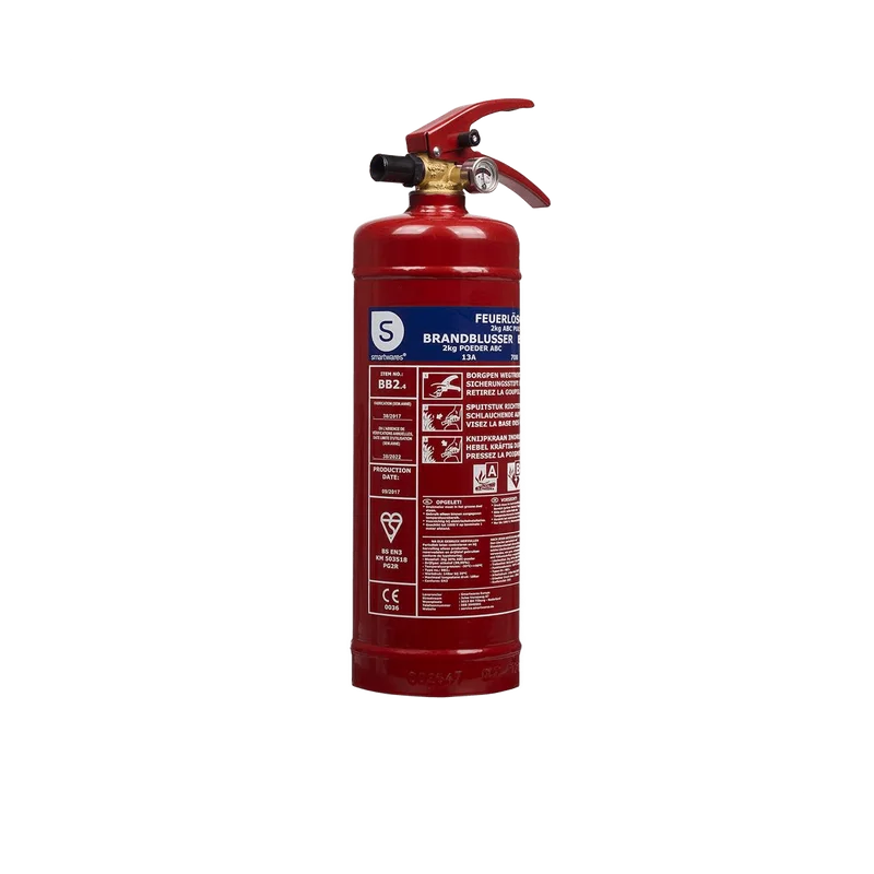 Smartwares FEX-15120 poederblusser – 2 kg, brandklasse ABC