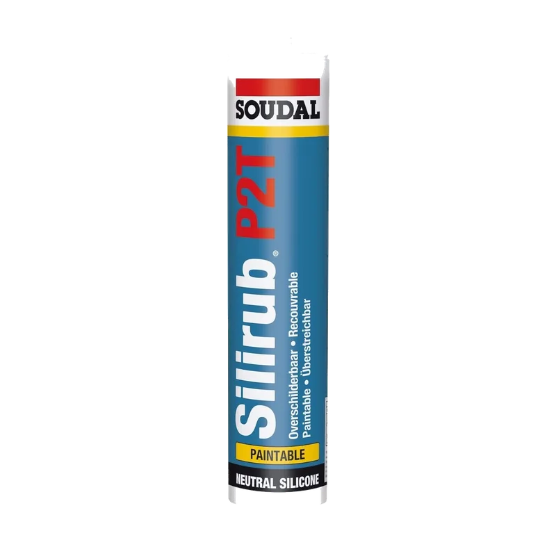 Soudal Silirub P2T transparant – neutrale beglazingssilicone