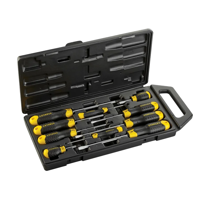 Stanley Cushion Grip schroevendraaierset – 10-delig (2-65-014)