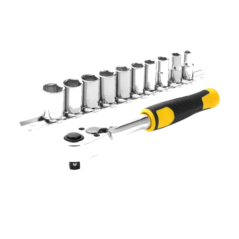 Stanley ratelset 1/4 inch 72T – 11-delig, STMT82666-0